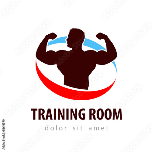 gym vector logo design template. health or bodybuilding icon