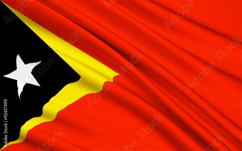 Flag of East Timor photo