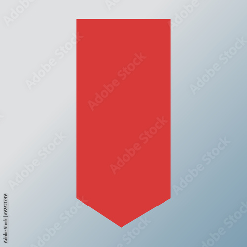 Red ribbon banner