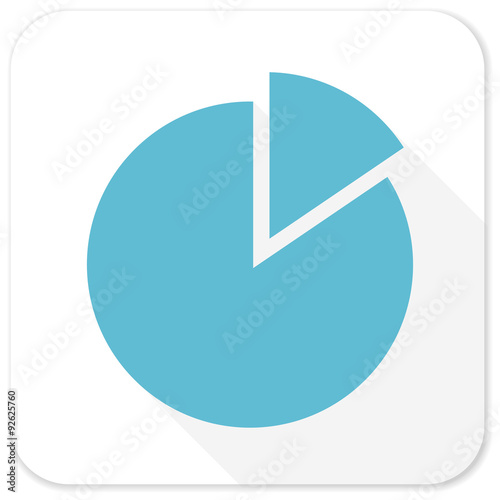 Free Download chart blue flat icon - GFXLoad