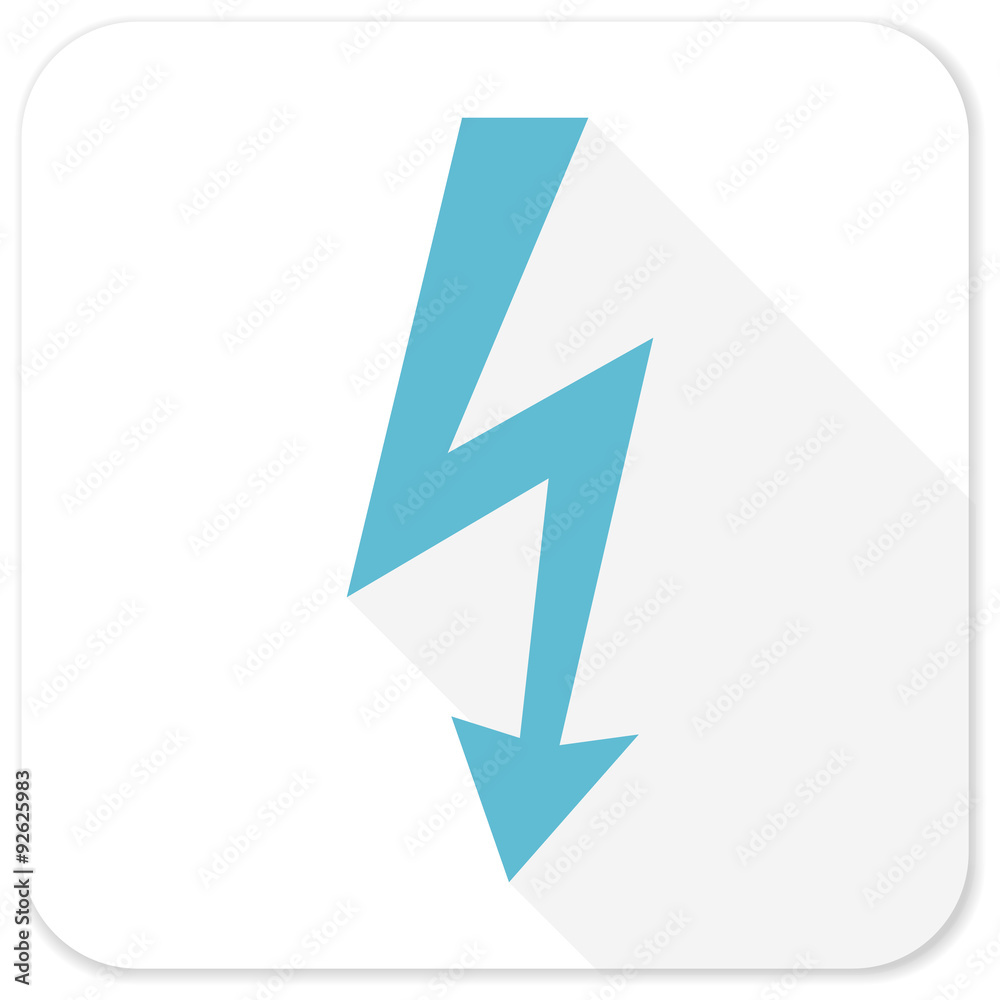 bolt blue flat icon bolt blue flat icon