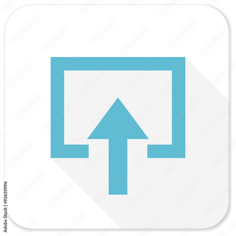 enter blue flat icon enter blue flat icon