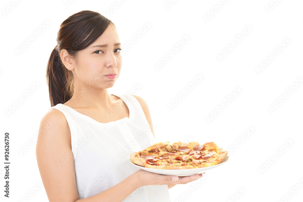 ダイエット中の女性 ダイエット中の女性