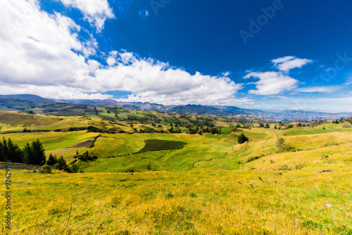 Andean landscape south america
