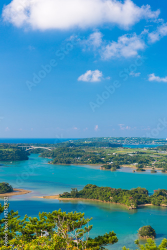 沖縄県 名護 嵐山展望台からの眺め