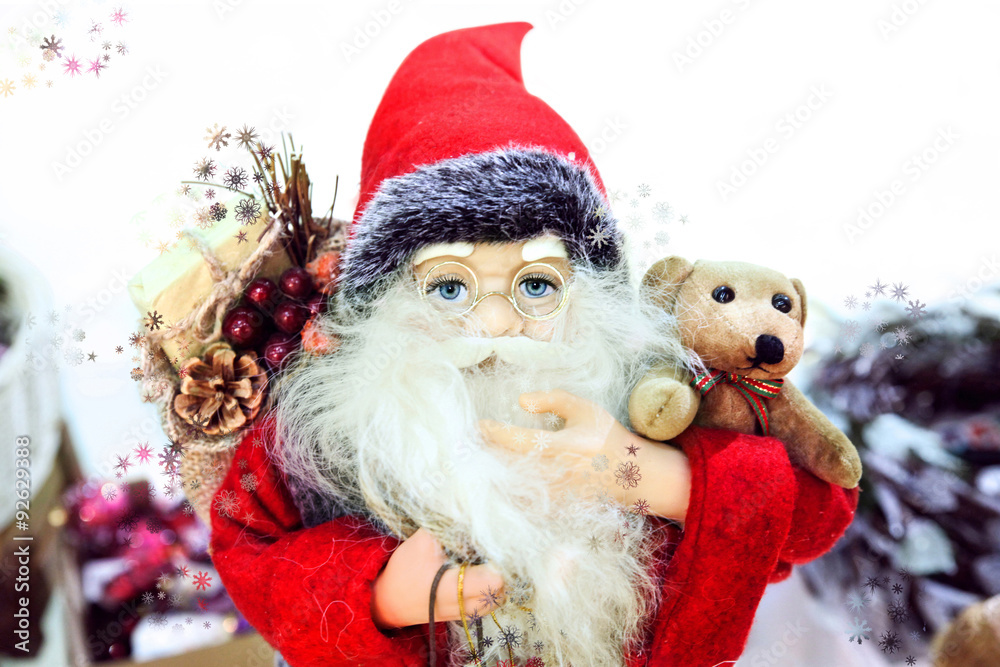 New year's day. Fabulous Santa Claus New year's day. Fabulous Santa Claus