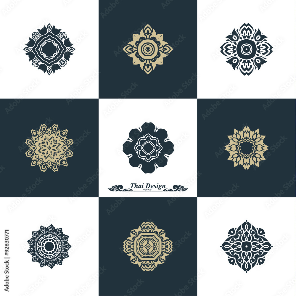 Design Luxury Template Set. Swash Elements Art Vector Vintage St Design Luxury Template Set. Swash Elements Art Vector Vintage St