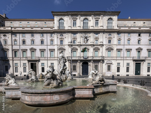 Fontana del Moro, Piazza Navona, Rome, Italy