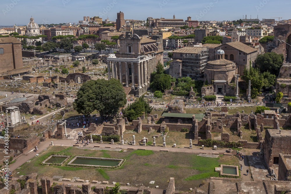 Obraz premium Ruiny Forum Romanum