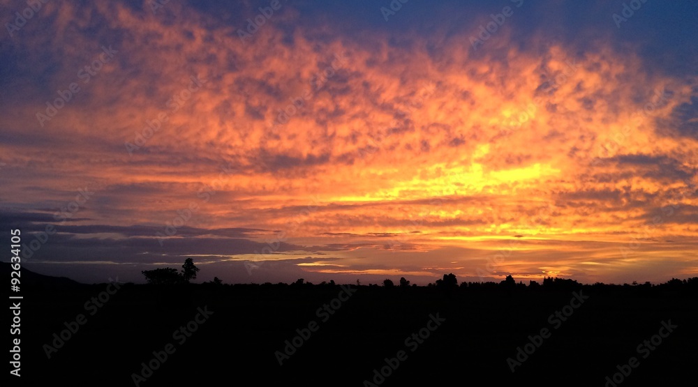 a cloud on fire a cloud on fire