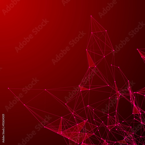 Abstract background with dotted grid