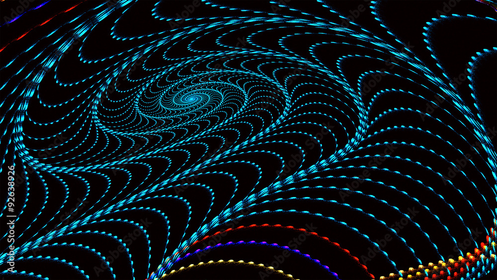 Fototapeta premium abstract fractal background, spiral