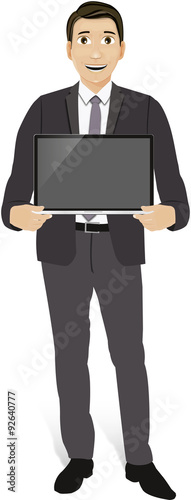 Homme d'affaire Manager Patron Odinateur