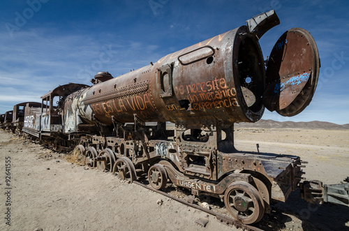 ghost train, bolivia