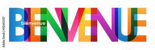"BIENVENUE" icône vecteur