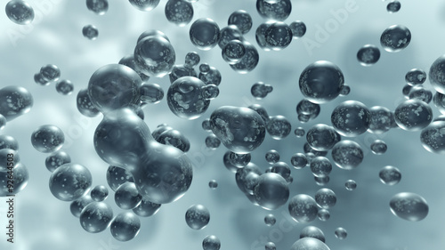 Growing liquid molecule bubbles