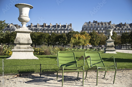 Jardin des Tuileries à Paris, France