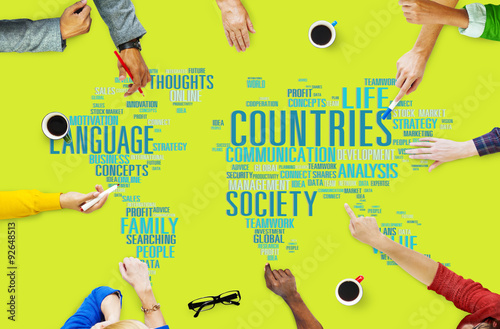 Countries Nation Society Te...