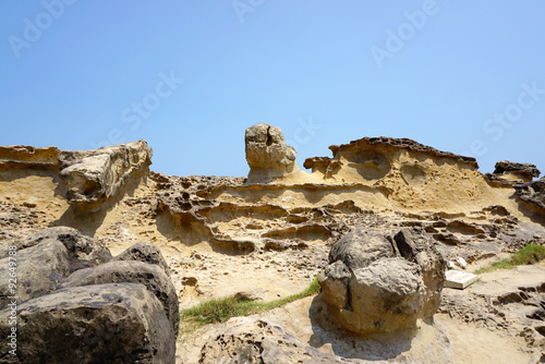 geography features in Yehliu Geopark