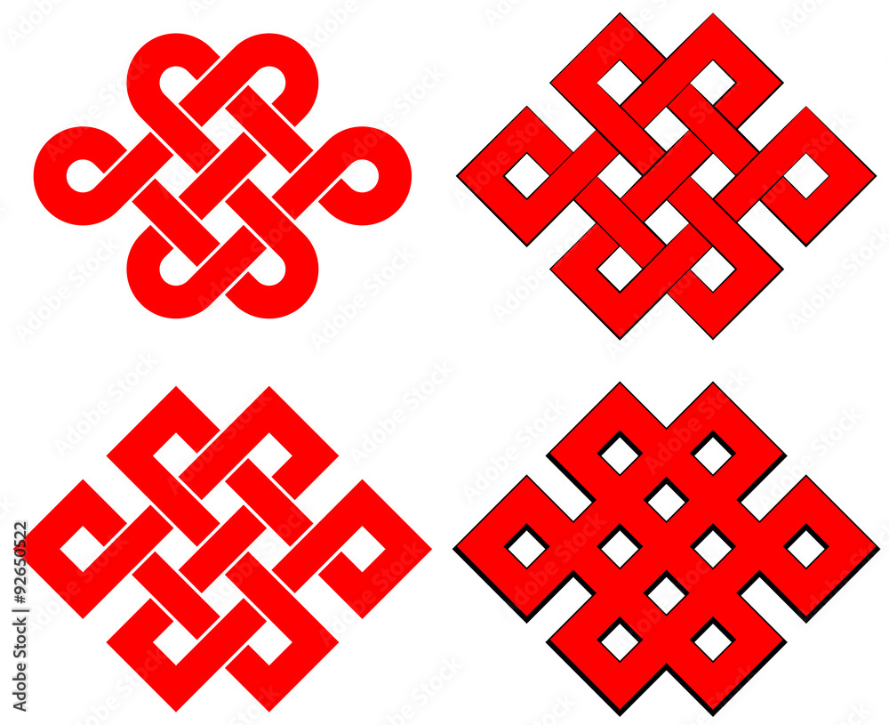 Fototapeta premium Endless knot for your logo, design or project (vector illustration)