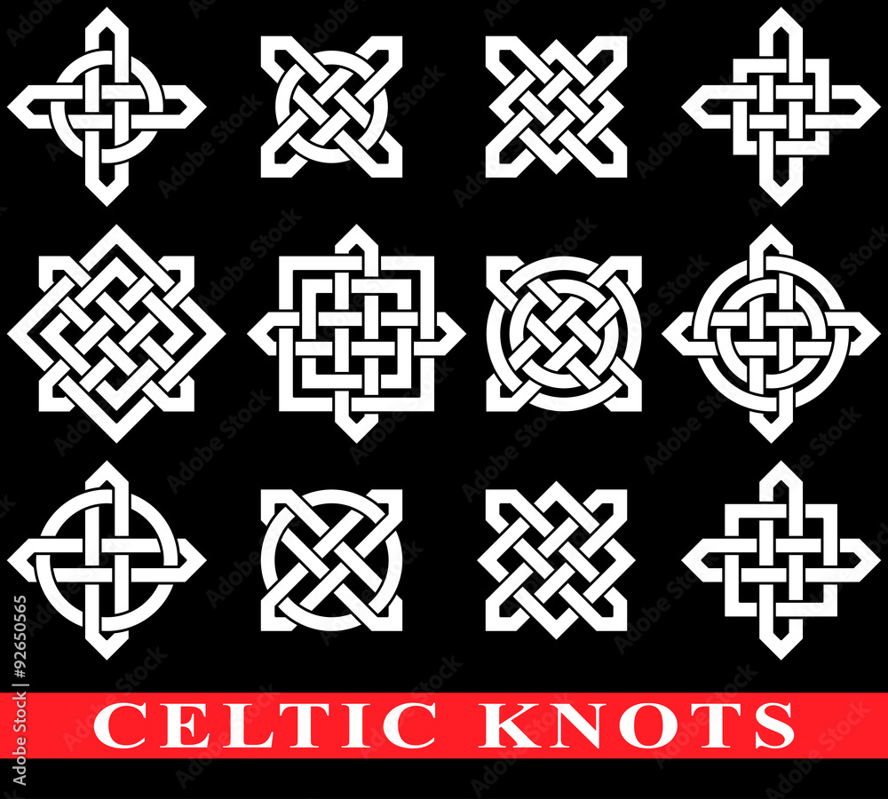 Celtic knots collection for your logo, design or project (vector illustration) Celtic knots collection for your logo, design or project (vector illustration)