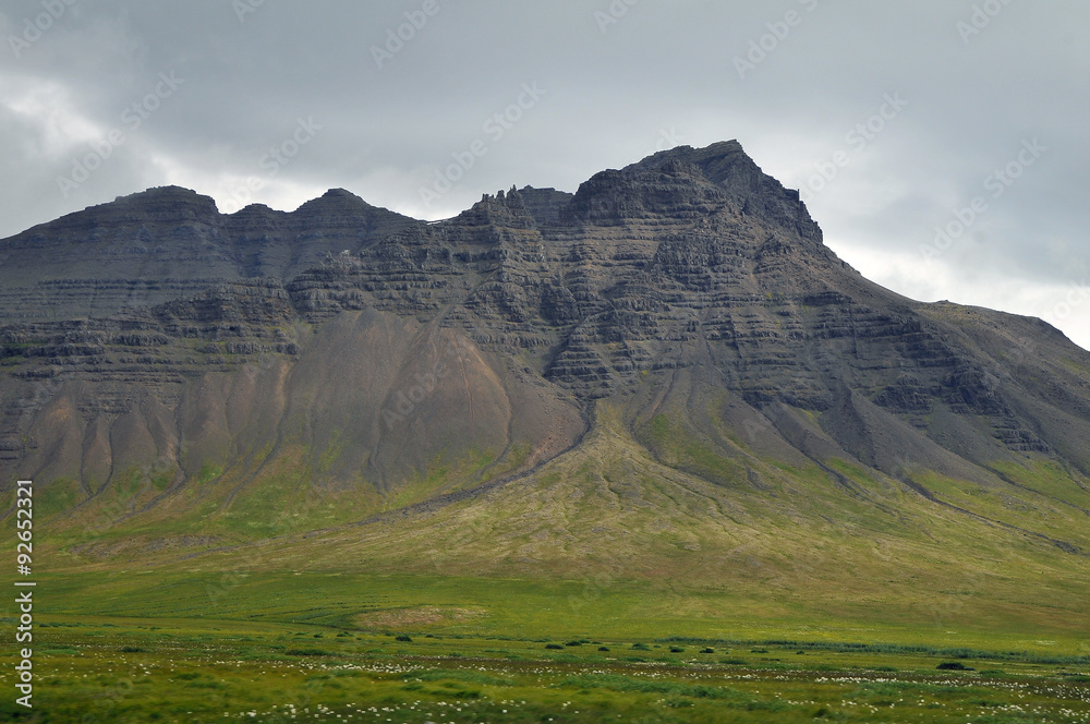 Mountains in Iceland near Reykjavik
