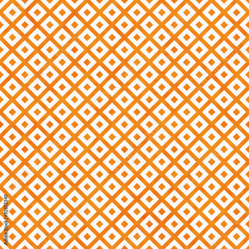Orange and White Diagonal Squares Tiles Pattern Repeat Backgroun