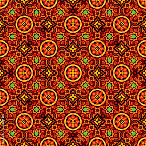 Sindhi ajrak vector pattern background