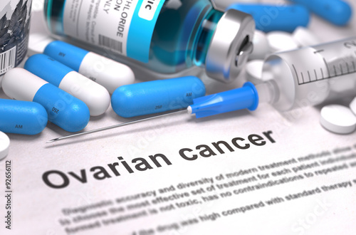 Ovarian Cancer Diagnosis. Medical Concept. photo