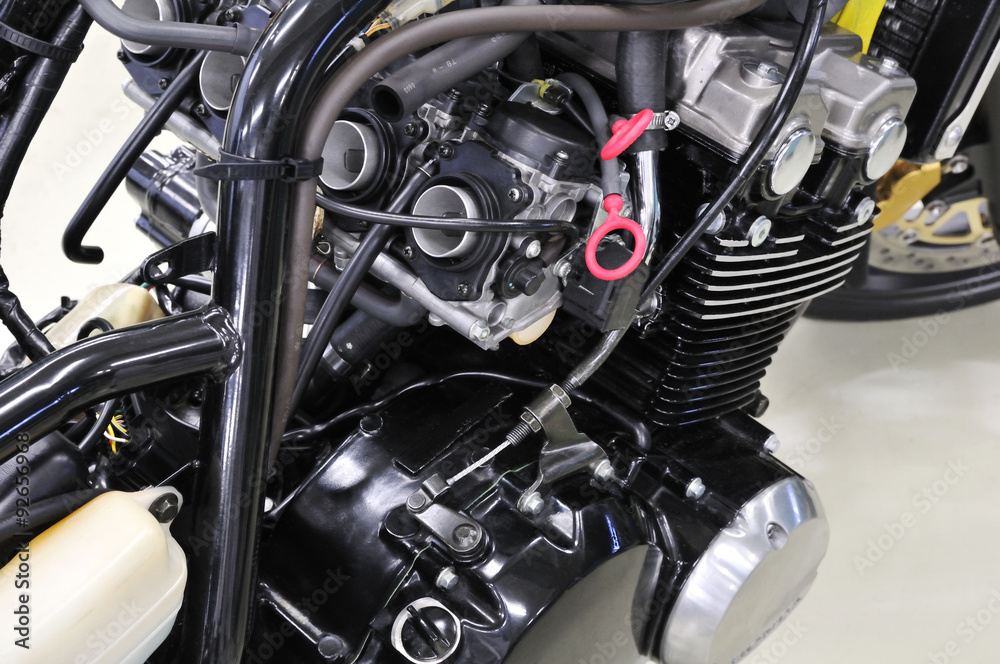 Obraz premium バイクの整備