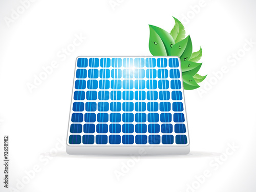 abstract detailed glossy solar panel