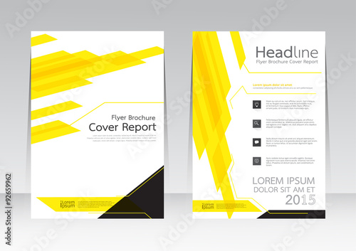 Vector design for Cover Report Brochure Flyer Poster in A4 size