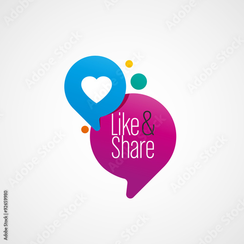 like and share