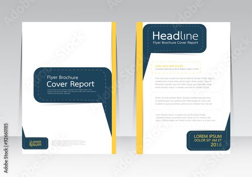 Vector design for Cover Report Brochure Flyer Poster in A4 size