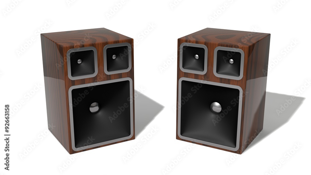Fototapeta premium square speakers