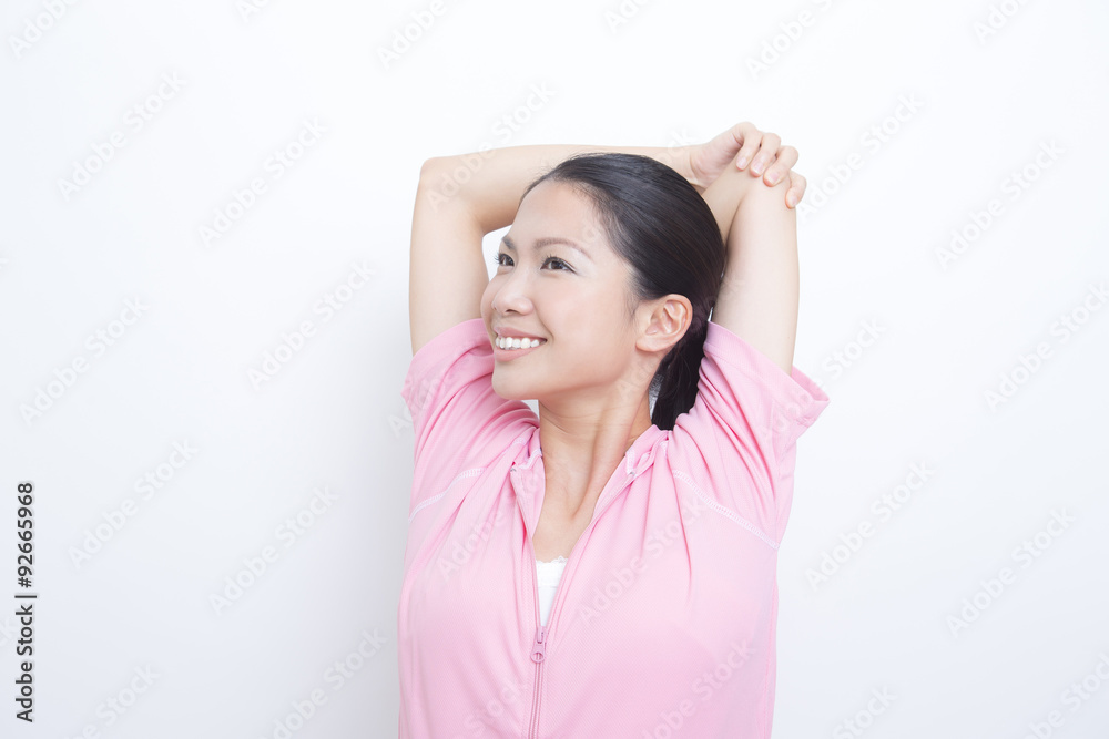 エクササイズイメージ 若い女性 エクササイズイメージ 若い女性