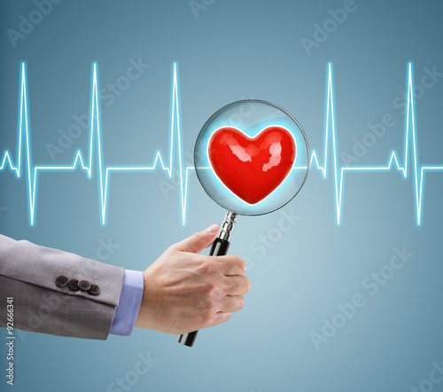 Obraz na płótnie Heart health checkup