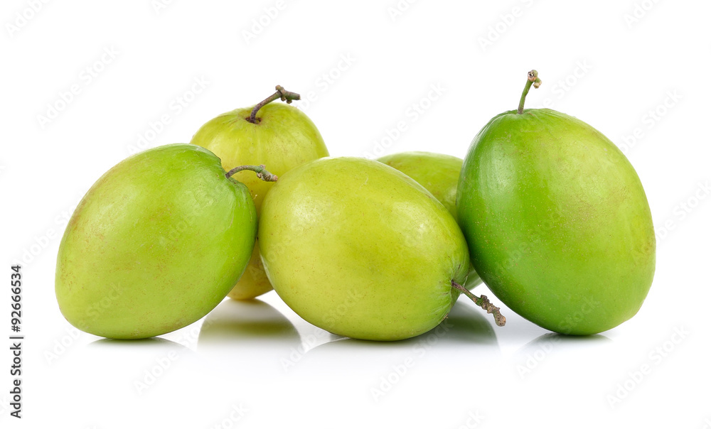 Monkey apple isolated on white background Monkey apple isolated on white background