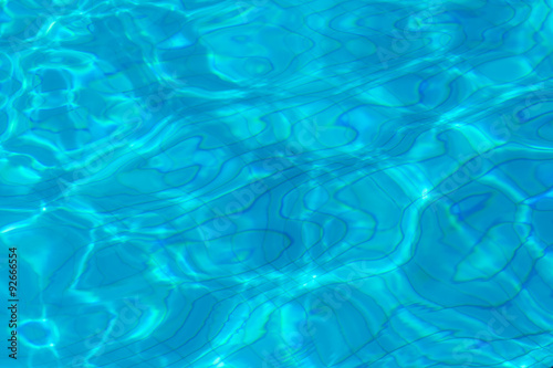 Blue ripple water in swimming pool