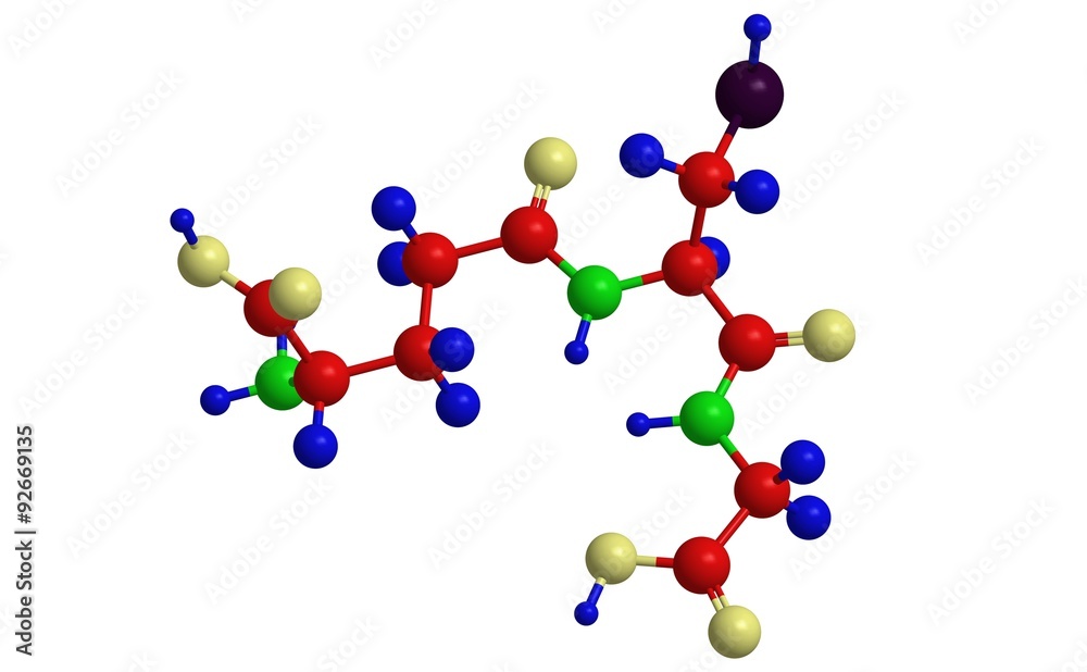 Structure of glutathione - important antioxidant Structure of glutathione - important antioxidant
