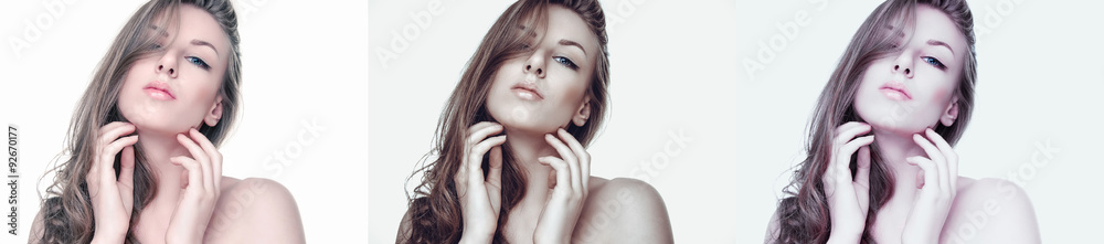 Fashion portrait of beautiful sexy girl Fashion portrait of beautiful sexy girl