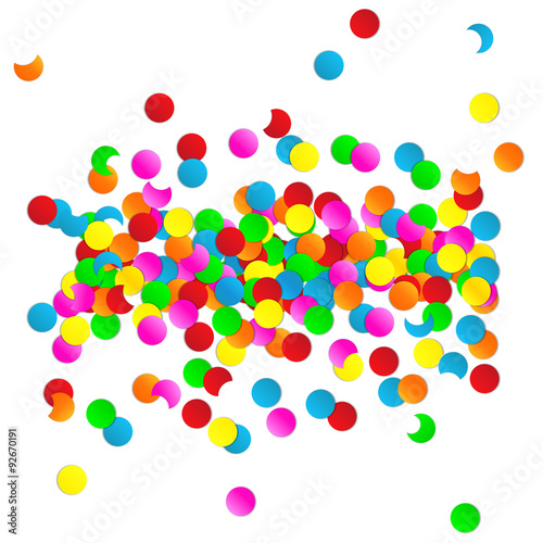 Buntes Konfetti Haufen