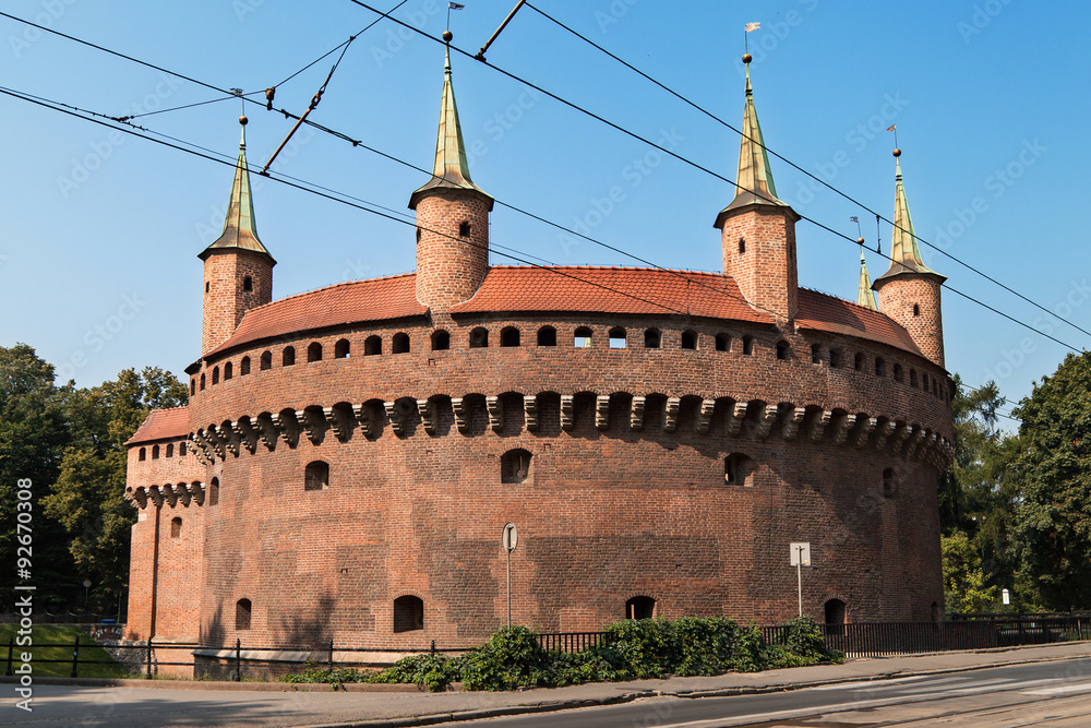 Fototapeta premium Krakow Barbican