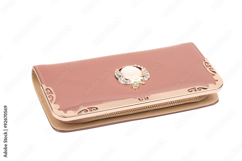 Woman Purse (wallet) isolated on the white background. Woman Purse (wallet) isolated on the white background.