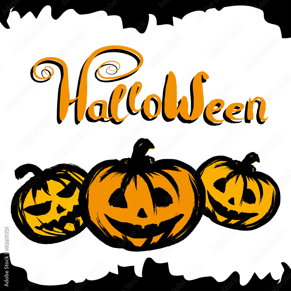 Halloween background with pumpkin Halloween background with pumpkin