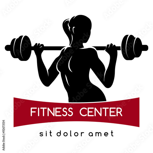 Fitness Center or Gym Logo