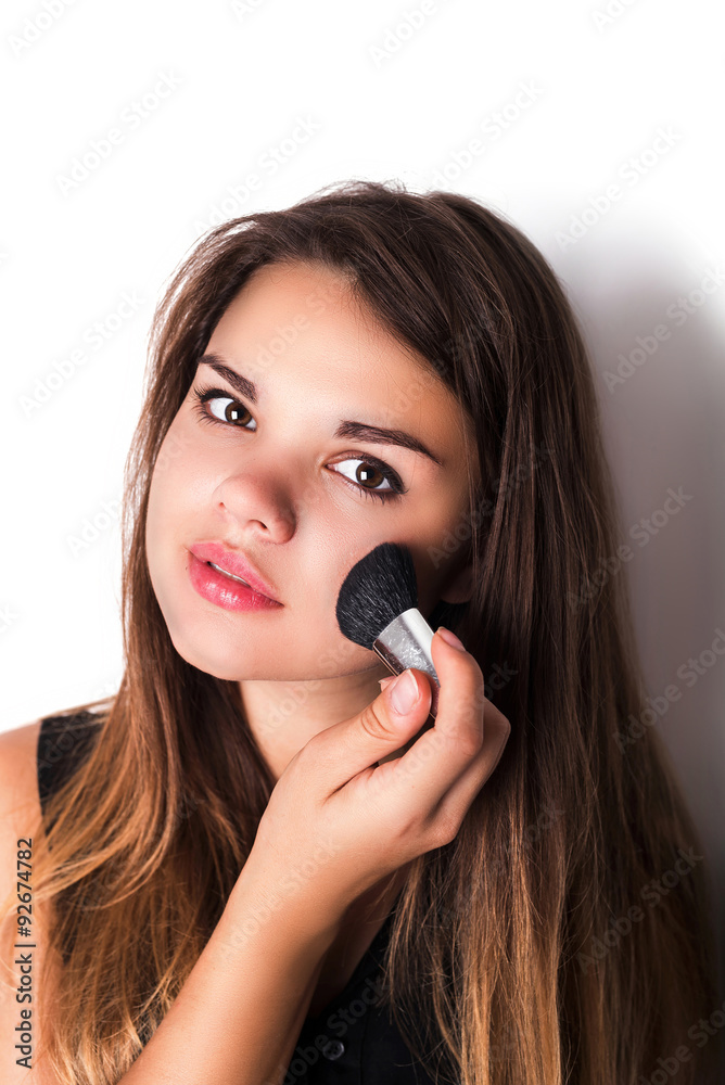 Makeup. Cosmetic. Base for Perfect Make-up.Applying Make-up. Iso Makeup. Cosmetic. Base for Perfect Make-up.Applying Make-up. Iso