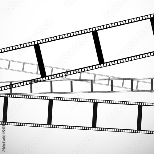 Film strip vector graphics for photography concepts