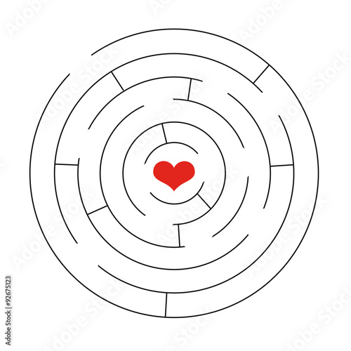 Labirinto cuore photo