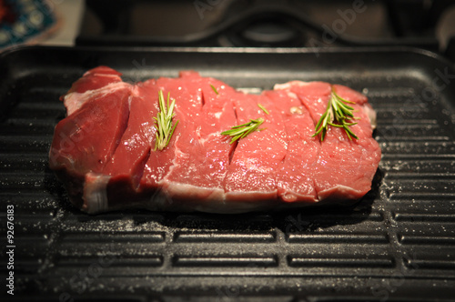 Cooking a steak